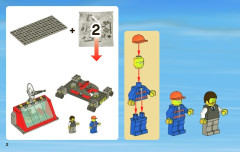 LEGO 3368 instructions page 2 – build guide