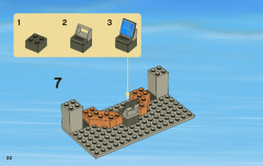 LEGO 3368 instructions page 22 – build guide