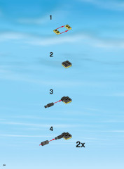 LEGO 3368 instructions page 36 – build guide