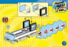 LEGO 3404 instructions page 9 – build guide