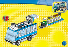 LEGO 3405 instructions page 19 – build guide