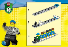 LEGO 3406 instructions page 18 – build guide