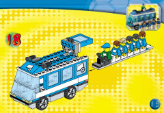 LEGO 3406 instructions page 19 – build guide