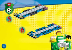 LEGO 3406 instructions page 6 – build guide