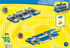 LEGO 3406 instructions page 7 – build guide