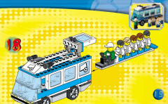 LEGO 3411 instructions page 19 – build guide