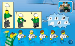 LEGO 3411 instructions page 3 – build guide