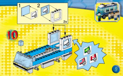 LEGO 3411 instructions page 9 – build guide