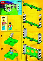 LEGO 3412 instructions page 1 – build guide