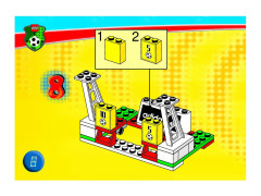 LEGO 3424 instructions page 8 – build guide