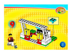 LEGO 3424 instructions page 9 – build guide