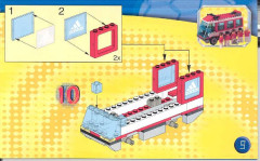 LEGO 3426 instructions page 9 – build guide
