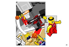 LEGO 3427 instructions page 25 – build guide