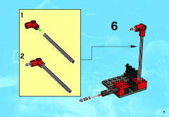 LEGO 3427 instructions page 9 – build guide