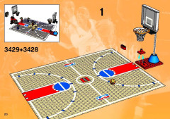 LEGO 3428 instructions page 20 – build guide