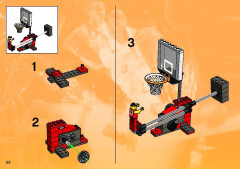 LEGO 3428 instructions page 22 – build guide