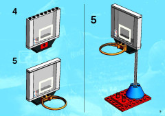 LEGO 3428 instructions page 9 – build guide
