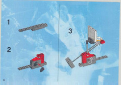 LEGO 3429 instructions page 34 – build guide