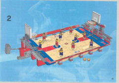 LEGO 3429 instructions page 35 – build guide