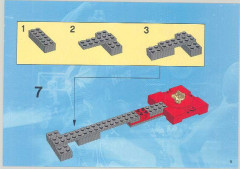 LEGO 3429 instructions page 9 – build guide