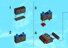 LEGO 3430 instructions page 7 – build guide