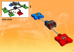 LEGO 3431 instructions page 23 – build guide