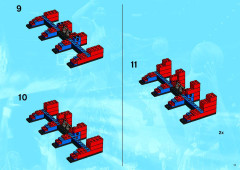 LEGO 3432 instructions page 11 – build guide