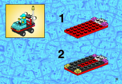 LEGO 3439 instructions page 19 – build guide