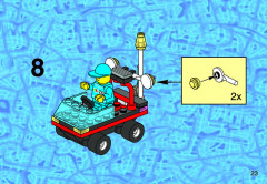 LEGO 3439 instructions page 23 – build guide