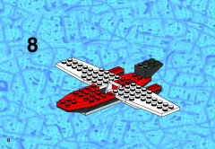 LEGO 3439 instructions page 8 – build guide