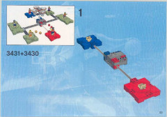 LEGO 3440 instructions page 23 – build guide
