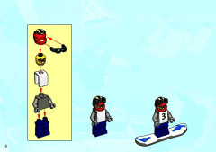 LEGO 3536 instructions page 2 – build guide