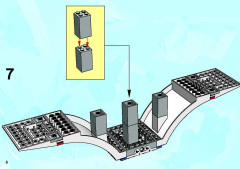 LEGO 3536 instructions page 8 – build guide