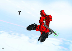 LEGO 3540 instructions page 10 – build guide