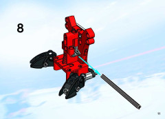 LEGO 3540 instructions page 11 – build guide