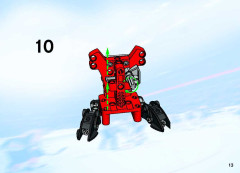 LEGO 3540 instructions page 13 – build guide