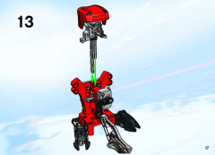 LEGO 3540 instructions page 17 – build guide