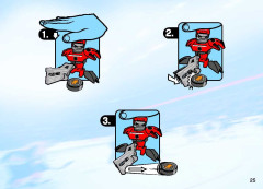 LEGO 3540 instructions page 25 – build guide