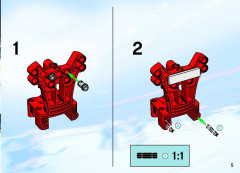 LEGO 3540 instructions page 5 – build guide