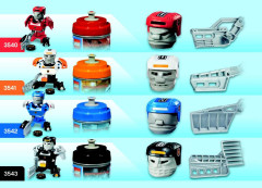 LEGO 3541 instructions page 2 – build guide