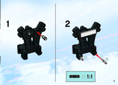 LEGO 3541 instructions page 5 – build guide