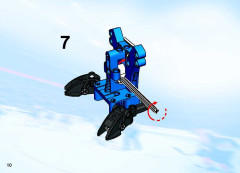 LEGO 3542 instructions page 10 – build guide