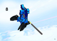 LEGO 3542 instructions page 11 – build guide