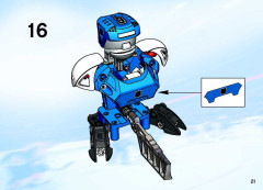 LEGO 3542 instructions page 21 – build guide