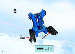 LEGO 3542 instructions page 8 – build guide