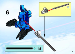 LEGO 3542 instructions page 9 – build guide