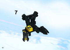 LEGO 3543 instructions page 10 – build guide