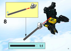 LEGO 3543 instructions page 11 – build guide