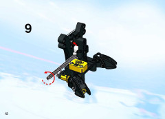 LEGO 3543 instructions page 12 – build guide