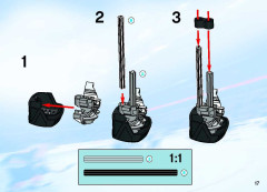 LEGO 3543 instructions page 17 – build guide